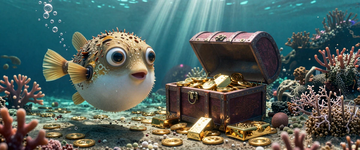 Midas Fortune Slot mit goldenen K&ouml;nig-Symbolen und gl&auml;nzenden M&uuml;nzen bei Fugu Casino